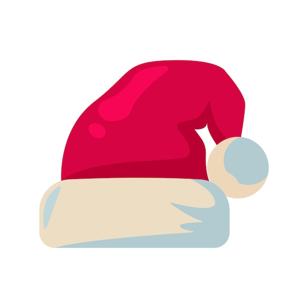 Vector santa hat icon adobe design vector template