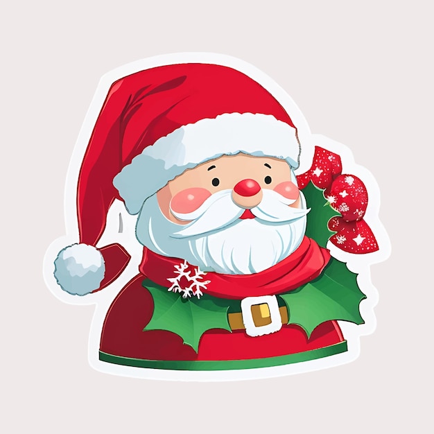 Santa Stickers Bundle