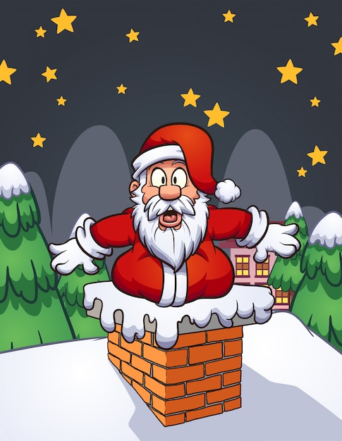 Santa stuck