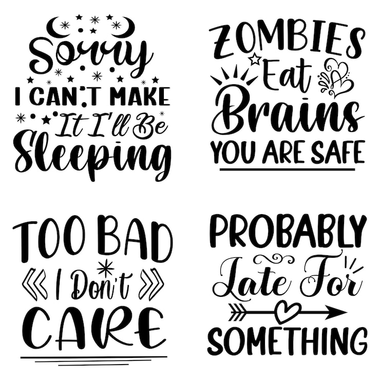 Vector sarcastische svg quotes tshirt design