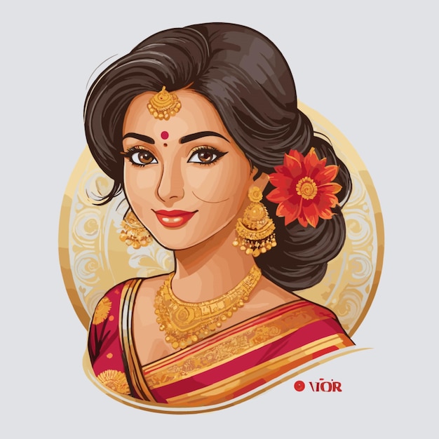 Vector sari vector