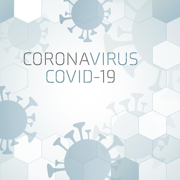 Sars cov 19 covid 19 coronavirus illustratie banner