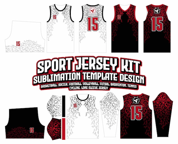 Vector sasuke curse gradiënt jersey ontwerp sportkleding achtergrond