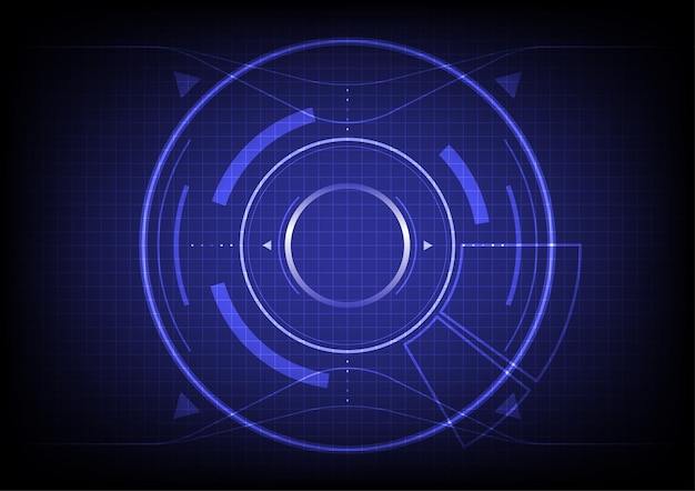 ベクトル 衛星通信技術 抽象的な背景画面ネットワーク デジタルレーダーモニター