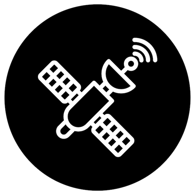 Satellite Vector Icon Design Illustratie