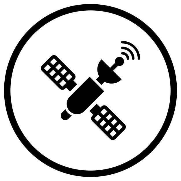 Satellite Vector Icon Design Illustratie
