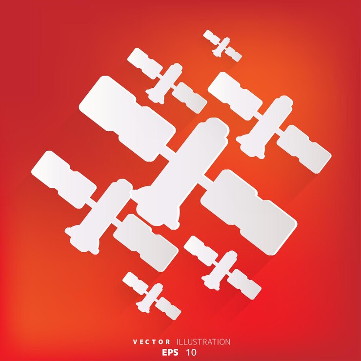 Vector satellite web icon vector illustration