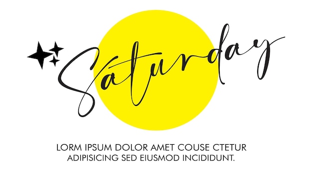 Saturday in PNG and Saturday design banner flyer template Saturday and service logo design