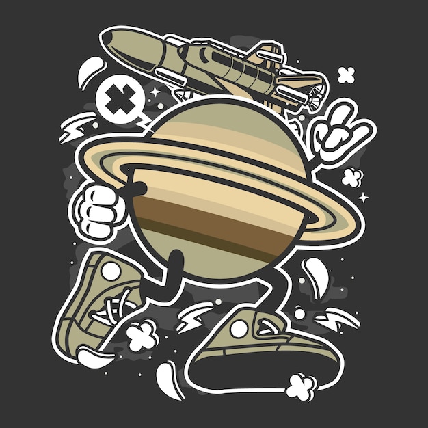 Saturn Cartoon