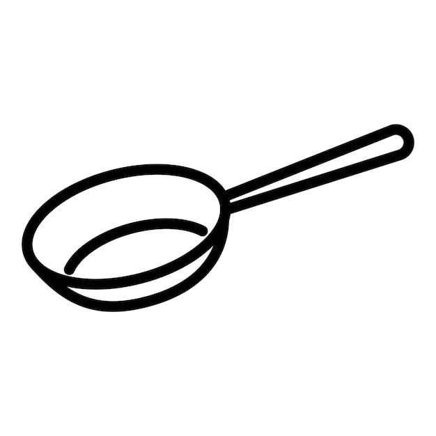 saucepan icon on transparent background