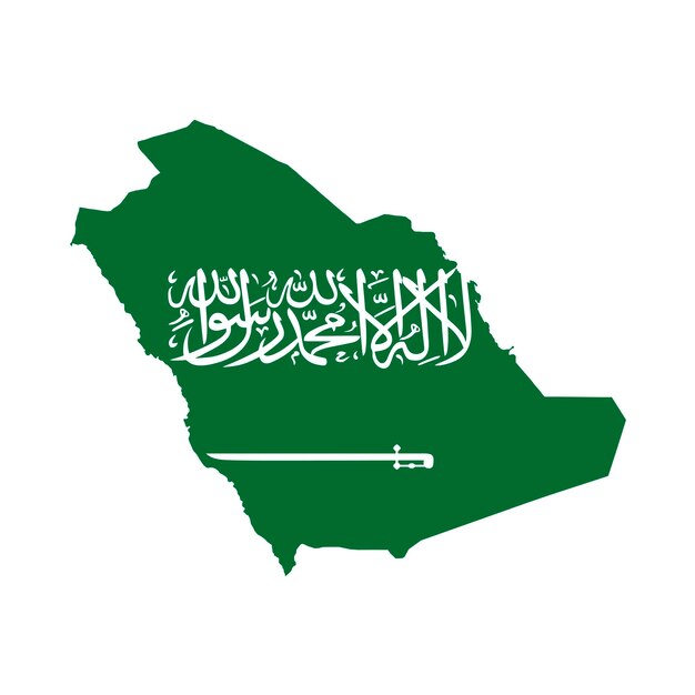 Free Vector | Saudi arabia map design