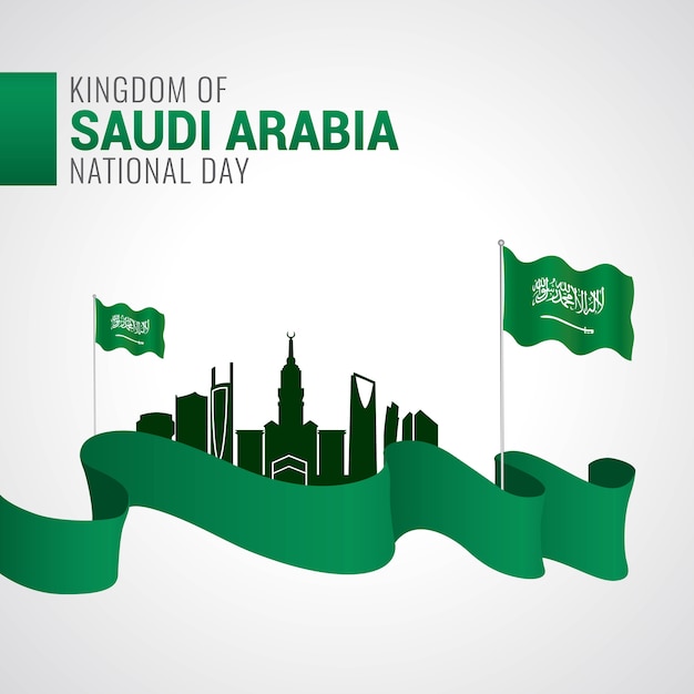 Vector saudi arabia national day