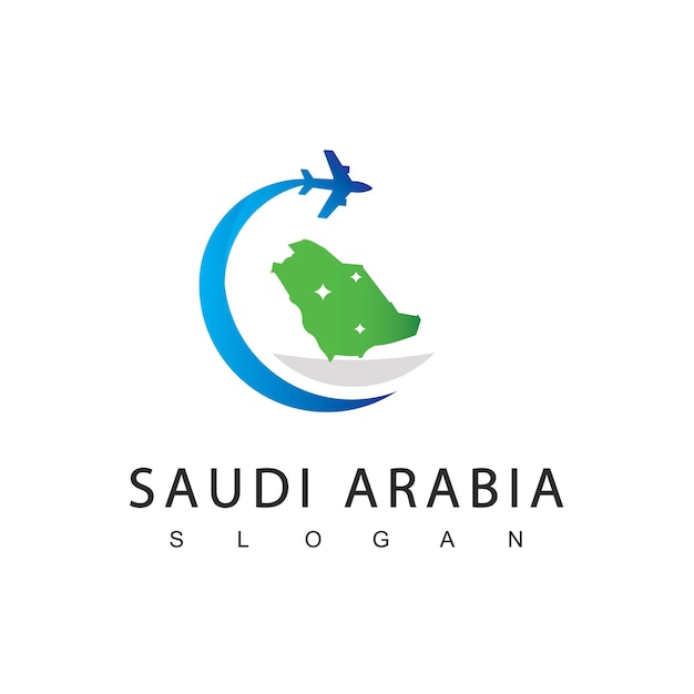 サウジアラビアツアーと旅行のロゴウムラとメッカ巡礼会社のアイコン