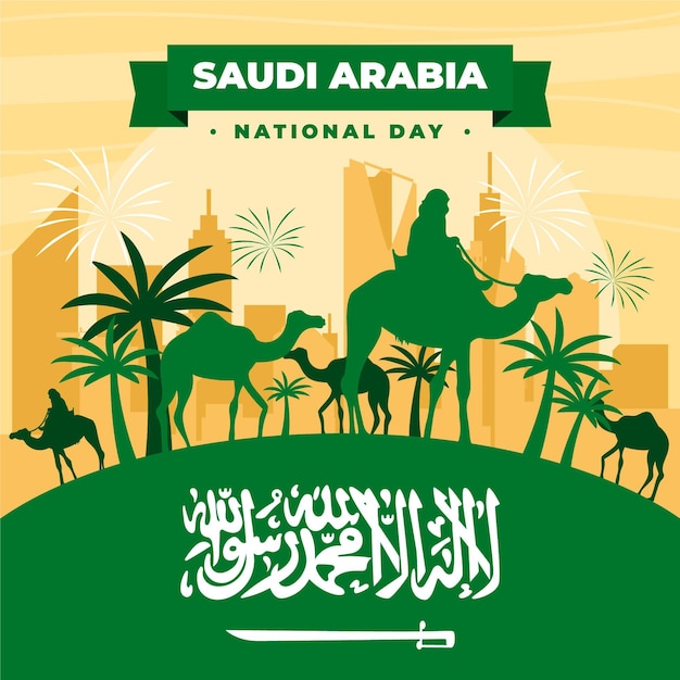 Premium Vector Saudi national day event