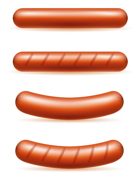 Sausage meat stock vector illustration