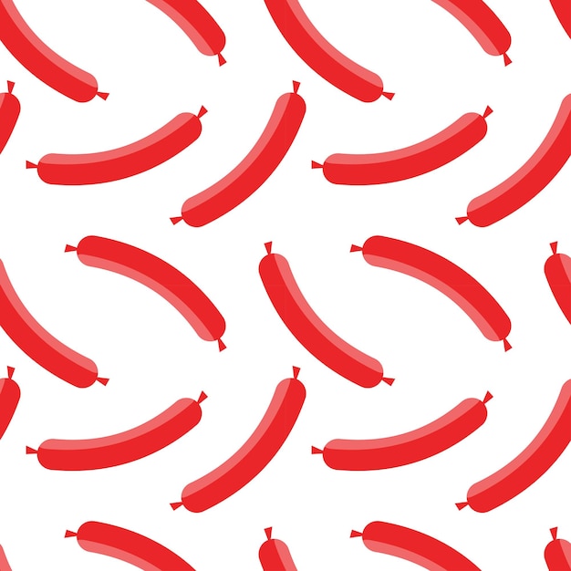 Sausage seamless pattern