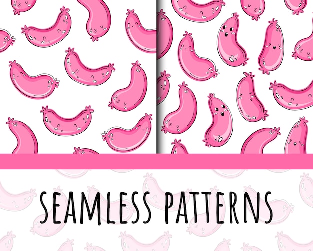 Sausages pattern 