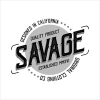 savage original clothing simple vintage