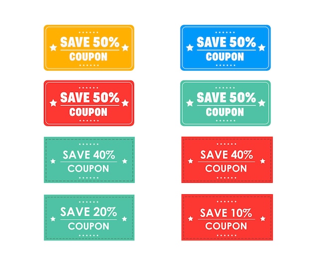 Save coupon set