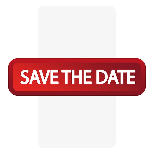 Premium Vector Save the date banner Promotion poster Typography