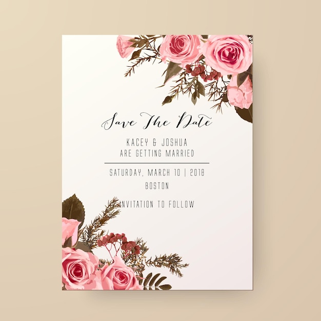 A save the date card that says'save the date & journey'on it