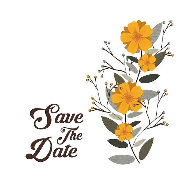 Save the date concept