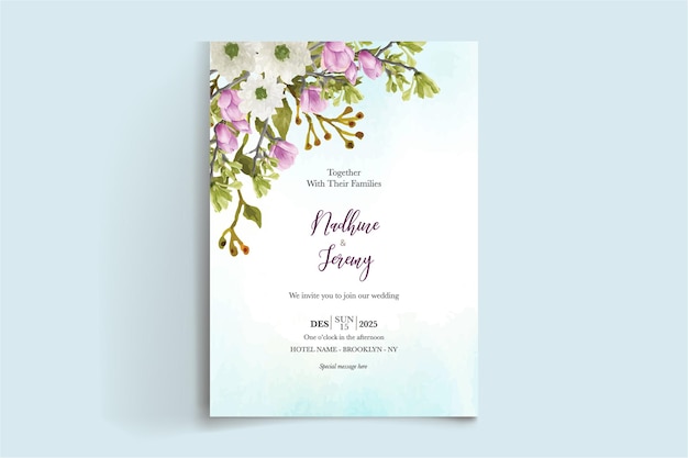 Save the date invitation templates