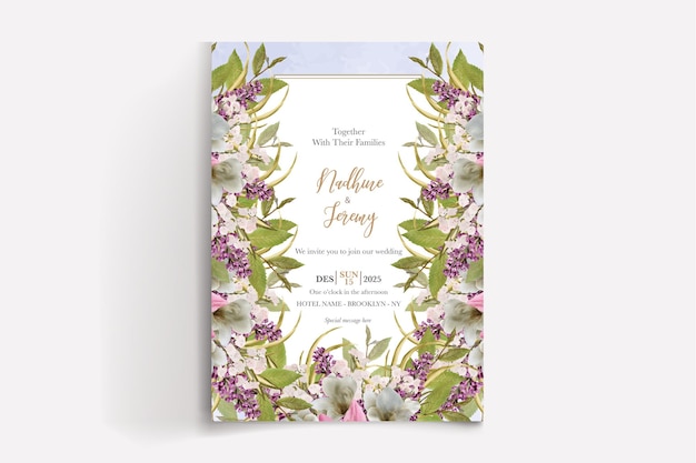 Save the date invitation templates