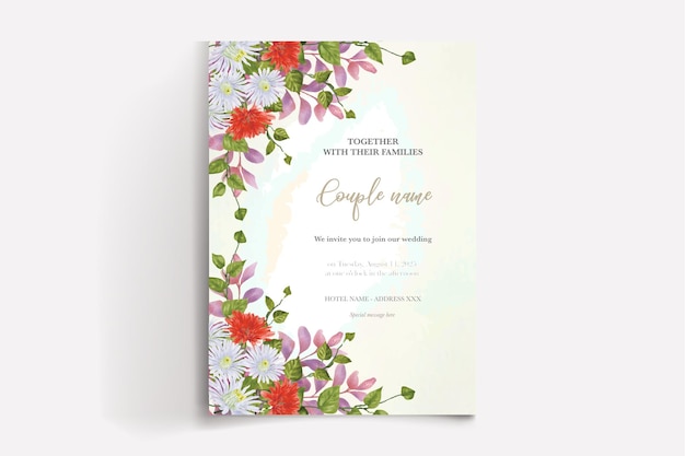 Save the date invitation templates