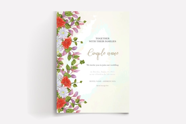 Save the date invitation templates