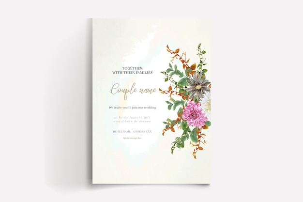 Save the date invitation templates