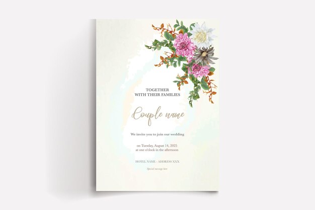 Save the date invitation templates