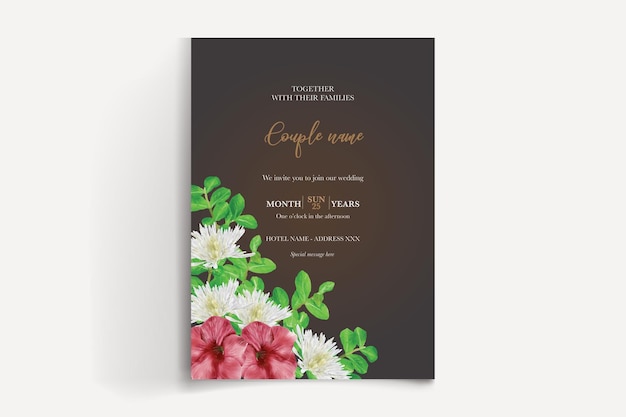 Save the date invitation templates