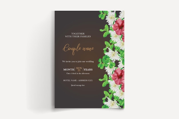 Save the date invitation templates