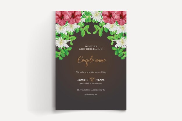 Save the date invitation templates