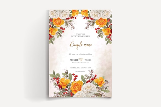 Vector save the date invitation templates