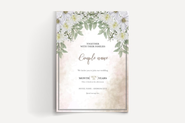 Save the date invitation templates