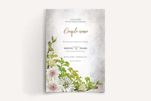 Save the date invitation templates