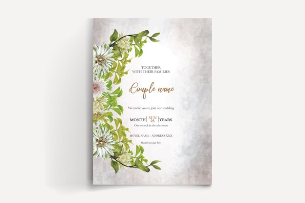 Save the date invitation templates