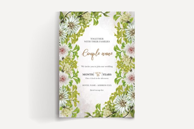 Save the date invitation templates