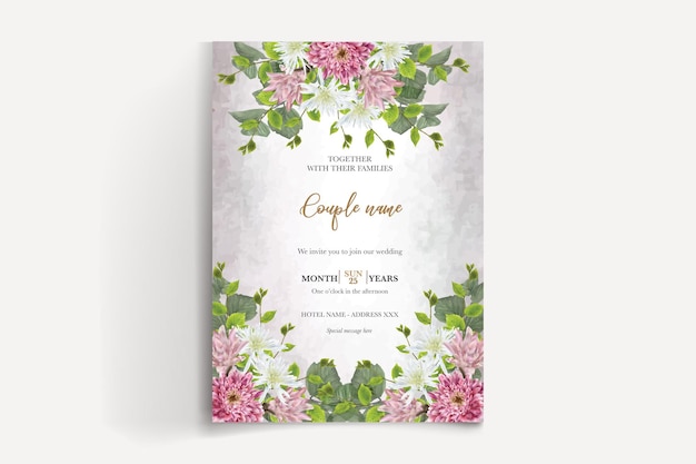 Save the date invitation templates