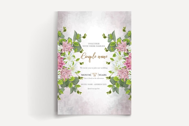 Save the date invitation templates