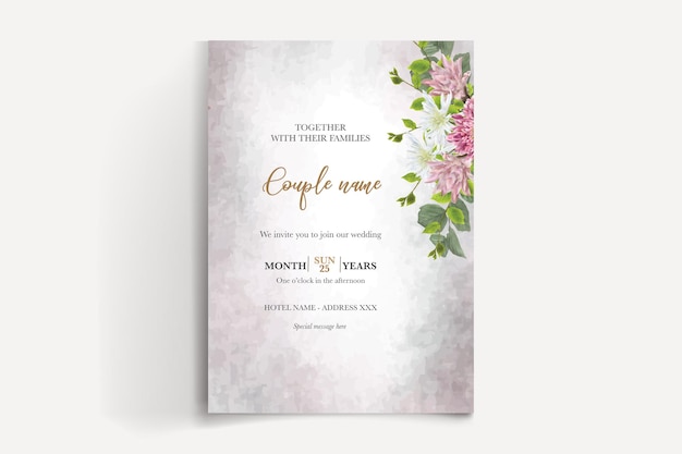 Save the date invitation templates