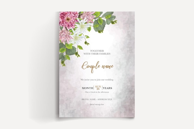 Save the date invitation templates