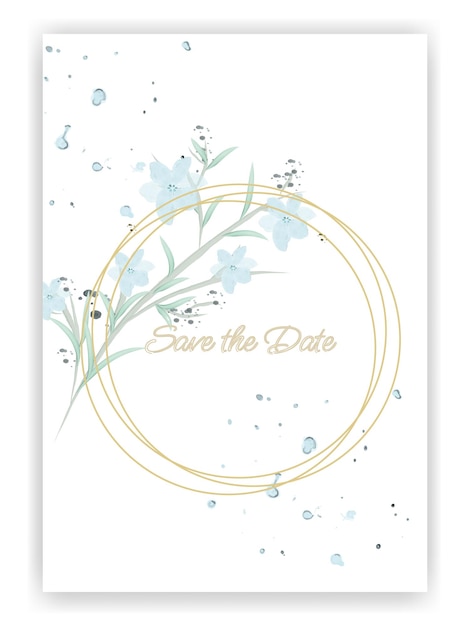 Save the date, vector illustration