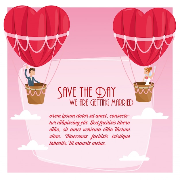 Vector save the date wedding icon