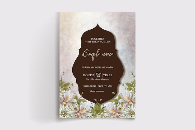 Vector save the date of wedding invitation templates
