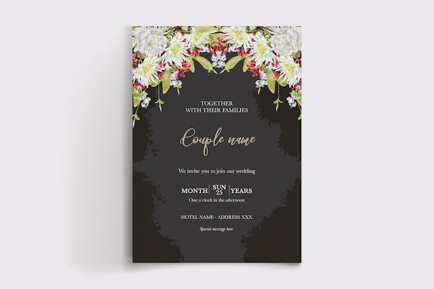 Save the date wedding invitation templates