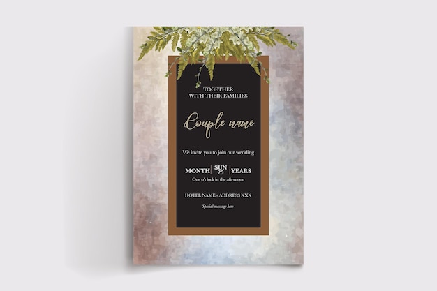 Vector save the date wedding invitation templates