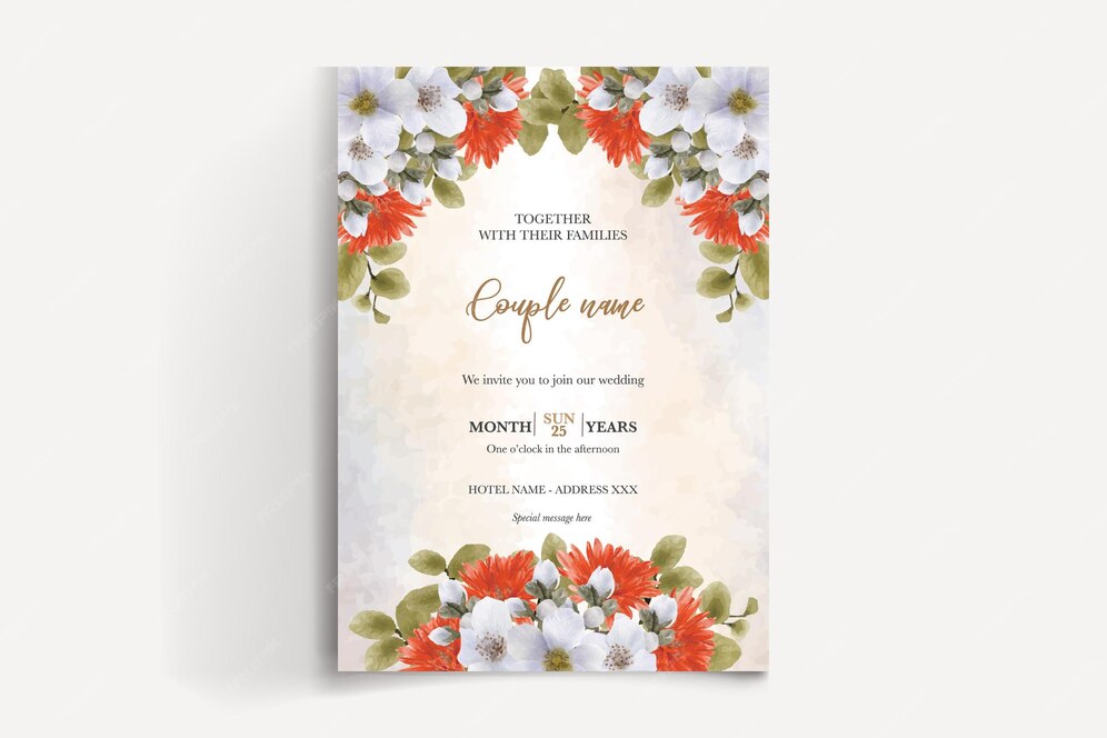 Premium Vector | Save the date wedding invitation templates